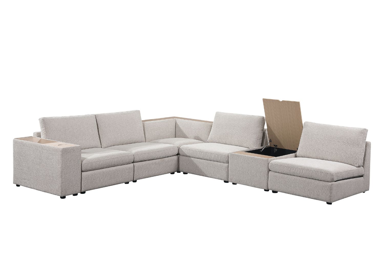 DYNASTY Modular Corner Sofa Set (Beige)iFurnitureThe largest