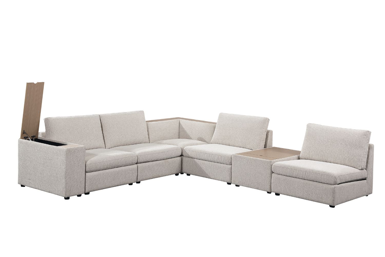 DYNASTY Modular Corner Sofa Set (Beige)iFurnitureThe largest