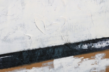 Picture of H74 31"x47" Black Frame Hand Oil Painting Canvas Wall Art