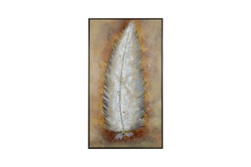 Picture of H76 31"x55" Black Frame Hand Oil Painting Canvas Wall Art