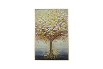 Picture of H79 31"x47" Golden Frame Canvas Print Wall Art
