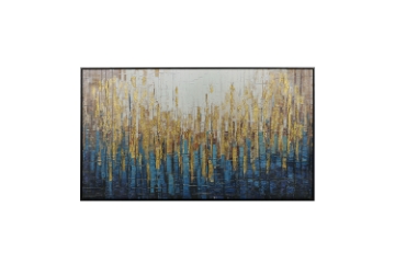 Picture of H80 31"x55" Black Frame Hand Oil Painting Canvas Wall Art