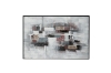 Picture of H75 31"x47" Black Frame Canvas Print Wall Art