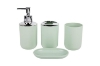 Picture of HOUSEHOLD Bathroom Accessories (Green) -  4-Piece Set