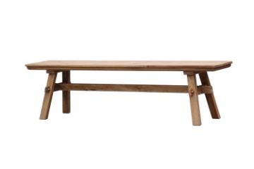 Picture of SHEETA 100% Reclaimed Pine Wood Dining Bench (70.8" x 13.7")