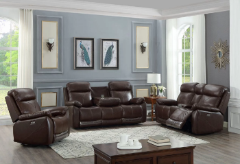 Picture for manufacturer TAZAN Top Leather Match Power Reclining  Sofa Range 