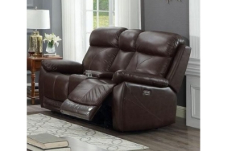 Picture of TAZAN Power Reclining Sofa (Brown)- 2 Seater Loveseat (2RRC)