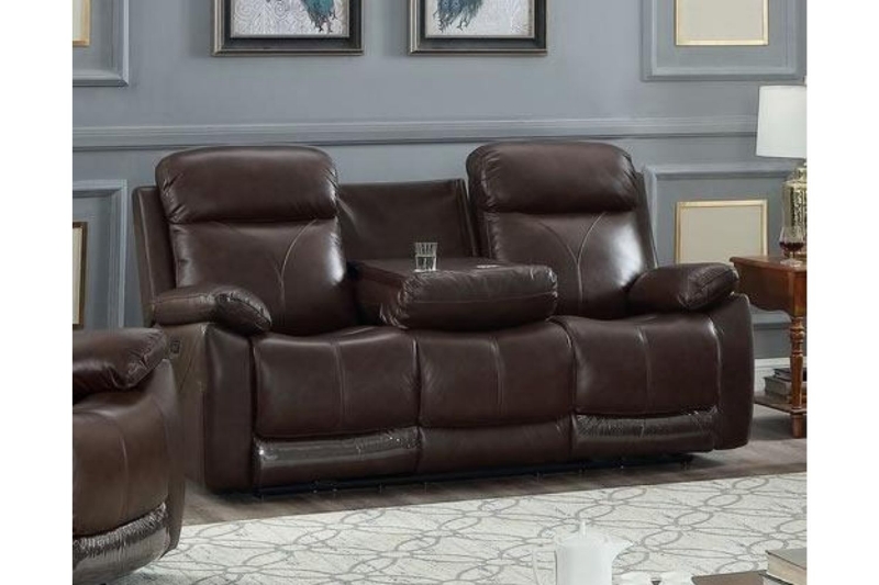 Picture of TAZAN Power Reclining Sofa (Brown)- 3 Seater Sofa (3RRC)	