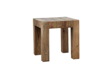Picture of TRAVER 100% Reclaimed Pine Wood End Table (21.2" x 21.2")