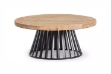Picture of CARL Reclaimed Pine Wood D35.5" Round Coffee Table