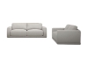 Picture of HUGO Feather Filled Sofa (Dust, Water & Oil Resistant) - Loveseat + Sofa Set