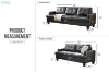 Picture of KNOLLWOOD Sofa Set in Black Air Leather