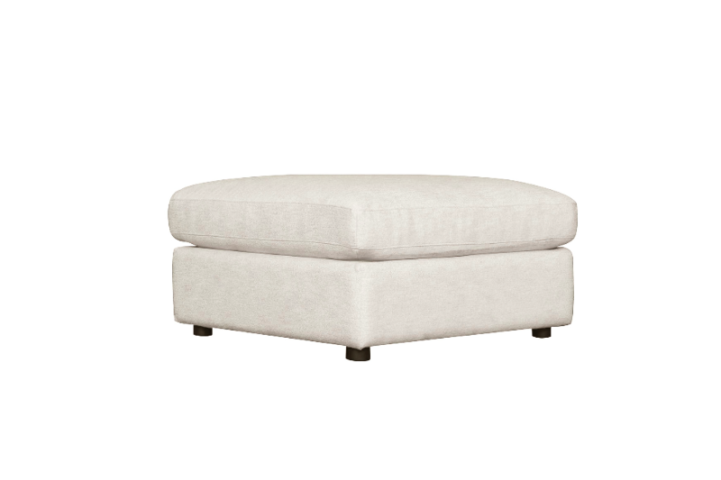 Picture of HOKIO Feather Filled Modular Corner Sofa (Off-White) - Ottoman Only