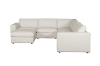 Picture of HOKIO Feather Filled Modular Corner Sofa (Off-White) - Ottoman Only