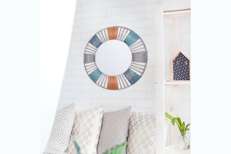 Picture of FRANZ Metal Wall Mirror (D29.5")