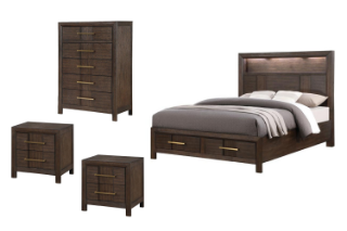 Picture of HOPKINS 4PC Bedroom Combo Set - Eastern King Size