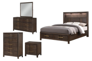 Picture of HOPKINS 5PC Bedroom Combo Set - Eastern King Size