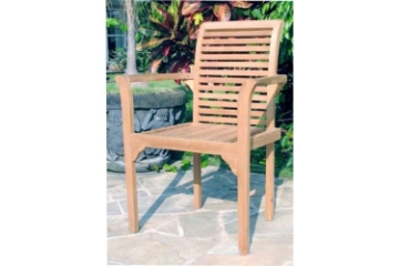 Picture of BALI Solid Teak Wood Outdoor Armchair 