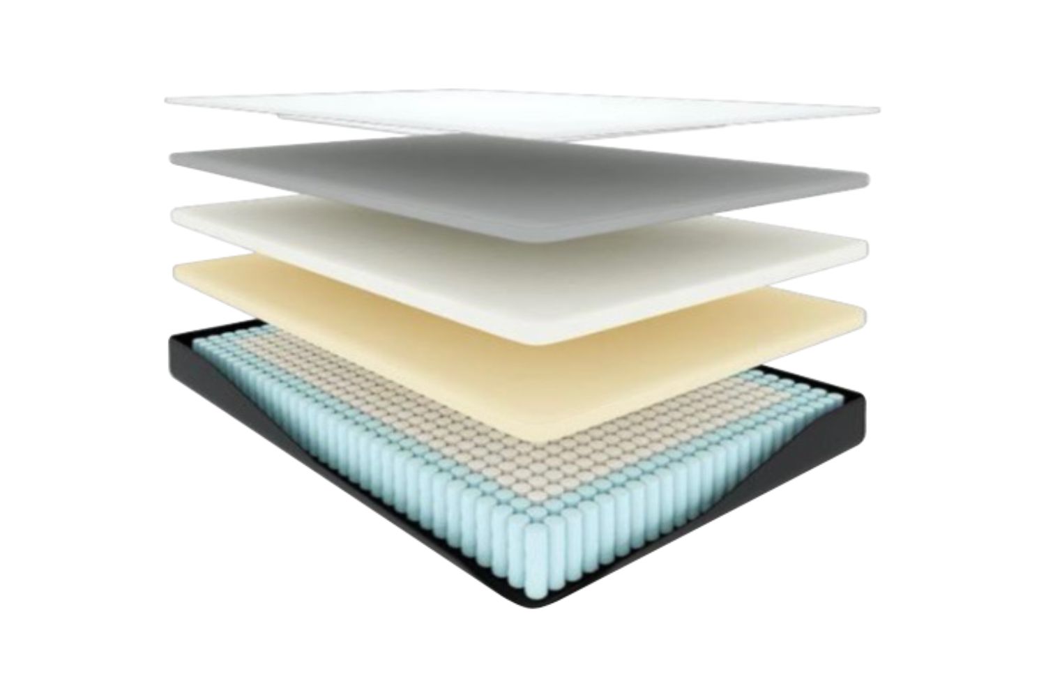 ELEGANT Latex Euro Top + Bamboo Tick Fabric 3Zone Mattress Single