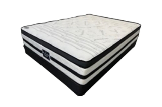 Picture of ELEGANT Latex Euro Top + Bamboo Tick Fabric 3-Zone Mattress - Queen