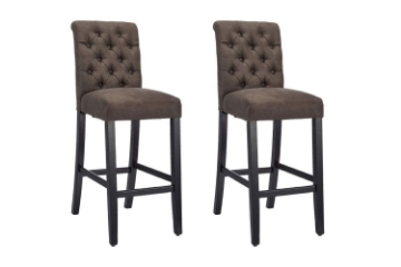 Picture of 【Pack of 2】RYKER Bar Chair (Dark Brown)