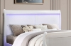 Picture of LOUIS Hevea Wood Bed Frame with LED Lighting Headboard in Eastern King Size 