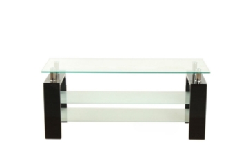 Picture of HORIZON Glass TV Stand (Black)