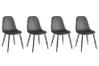 Picture of 【Pack of 4】HASAN Velvet Dining Chair 