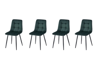 Picture of 【Pack of 4】NICHE Velvet Dining Chair