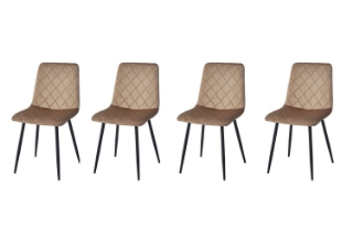 Picture of 【Pack of 4】CHANMI Velvet Dining Chair