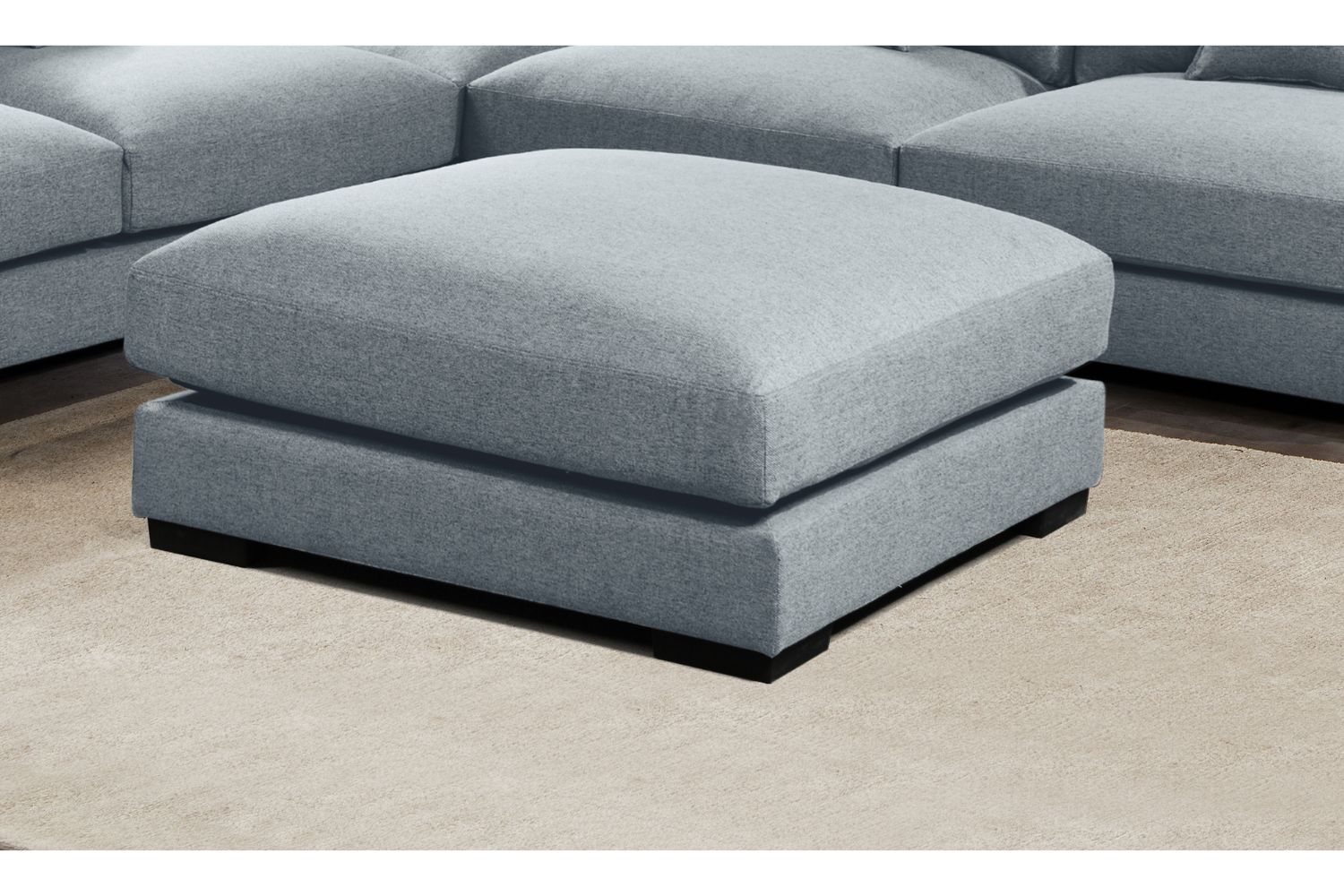 CARLO Fabric Corner Sofa with Ottoman-iFurniture-The largest furniture ...