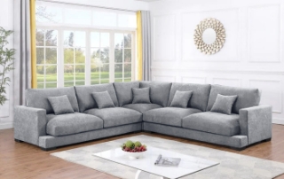 Picture of CARLO Fabric Sectional Sofa (No Ottoman)