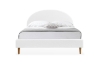 Picture of HOFFMAN Fabric Bed Frame in Double/Queen Size (Off White)