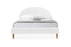 Picture of HOFFMAN Fabric Bed Frame in Single/Double/Queen Size (Off White)