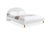 Picture of HOFFMAN Fabric Bed Frame in Single/Double/Queen Size (Off White)