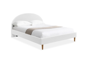 Picture of HOFFMAN Fabric Queen Bed Frame (Off White)