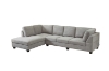 Picture of LIBERTY SECTIONAL FABRIC SOFA (LIGHT GREY)- Left Hand Facing Chaise without Ottoman