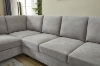 Picture of LIBERTY SECTIONAL FABRIC SOFA (LIGHT GREY)- Left Hand Facing Chaise without Ottoman