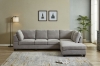 Picture of LIBERTY SECTIONAL FABRIC SOFA (LIGHT GREY)- Right Hand Facing Chaise without Ottoman