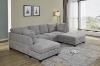 Picture of LIBERTY SECTIONAL FABRIC SOFA (LIGHT GREY)- Right Hand Facing Chaise  with ottoman