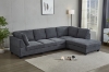 Picture of LIBERTY Sectional Fabric Sofa (Dark Grey) - Right Hand Facing Chaise without Ottoman