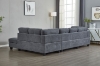 Picture of LIBERTY Sectional Fabric Sofa (Dark Grey) - Right Hand Facing Chaise without Ottoman