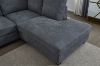 Picture of LIBERTY Sectional Fabric Sofa (Dark Grey) - Right Hand Facing Chaise without Ottoman