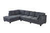 Picture of LIBERTY Sectional Fabric Sofa (Dark Grey) - Left Hand Facing Chaise without Ottoman