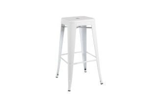 Picture of TOLIX Replica Counter Height Stool (White) - 25.5"