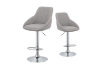 Picture of ZACH Height Adjustable Bar Chair (Grey) - Single