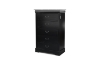 Picture of LOUIS 5-Drawer Hevea Wood Chest with LED Lighting (Black) 