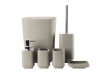 Picture of HOUSEHOLD Bathroom Accessories Set (Beige) - 6-Piece Set