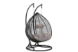 Picture of MALAM Outdoor Double Seat Rattan Hanging Egg Chair (Black)
