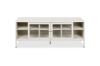 Picture of STARK Steel Frame 59" Sliding Door TV Stand (Cream)